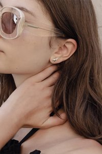 In Stock Items Only: Pixie Heart Studs | Sterling