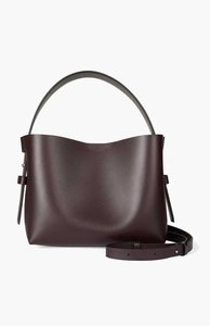 Leata Leather Bag | Chocolate Plum