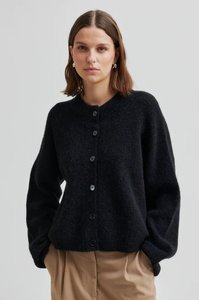 Second Female: Gabby Knit Cardigan | Black Sand