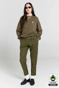 Runaway Girl Cotton Crewneck Sweatshirt | Hunter Green