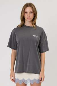 Star Tee | Washed Black