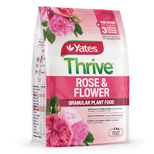 Fertiliser Plant Health: Yates Thrive Rose And Flower Granular Fertiliser - 5KG