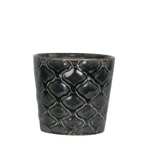 Nautilus Pot Black - SMALL 14CM(W)X13CM(H)