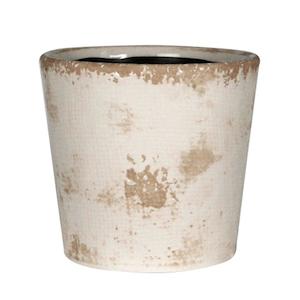 Indoor Pots: Jardin Pot White - XLARGE 20CM(W)X20CM(H)