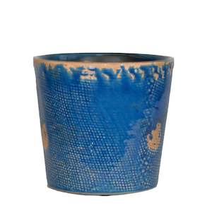 Indoor Pots: Jardin Pot Navy - LARGE  16CM(W)X16CM(H)
