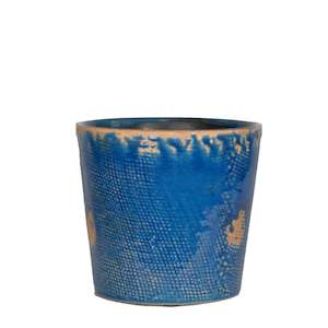 Indoor Pots: Jardin Pot Navy - SMALL 14CM(W)X13CM(H)