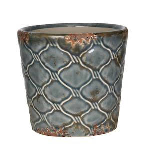 Indoor Pots: Nautilus Pot Gravel - XLARGE 20CM(W)X20CM(H)