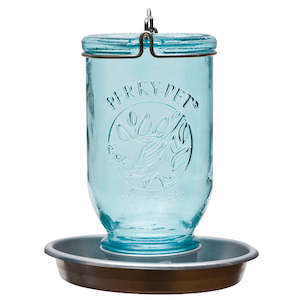 Feeder Bird Water Glass Mason Jar