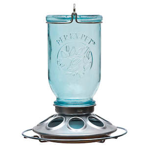 Pet: Feeder Bird Seed Glass Mason Jar