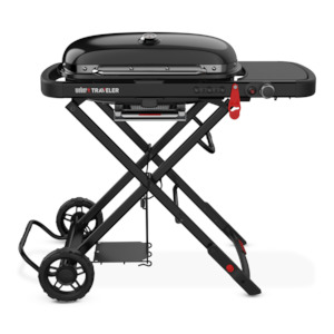 Weber Barbeques: Weber Traveler Portable Gas Barbecue Stealth Edition - BLACK