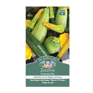 November Checklist: Zucchini Gourmet Mix Seed
