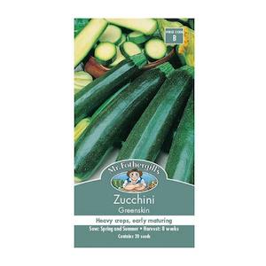 November Checklist: Zucchini Greenskin Seed