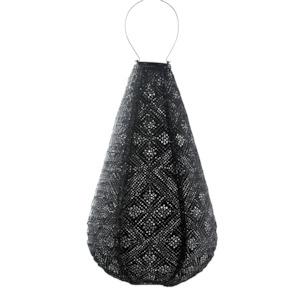 Outdoor Accessories Games: Solar Lantern Drop Topaz Dark Grey 28CM