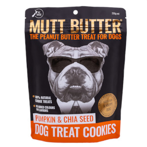 Mutt Butter Dog Cookies Pumpkin & Chia 250g