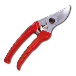 Garden Tools Gloves: ARS Bypass Secateur Pruner - Red Handles - 18.7CM