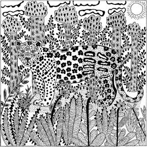 Drawing reproduction: The Jaguar