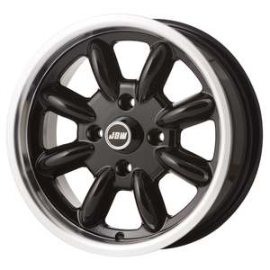 Toyota Wheels: JBW 15x6 Minilite 4x114.3 et15 Black polished lip