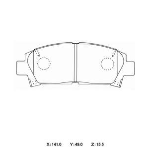 Toyota Corolla AE92-111 Superstrut front Winmax brake pads W5 WMP268