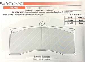 Ferodo Brake Pads: Ferodo FRP3029L Brake Pads