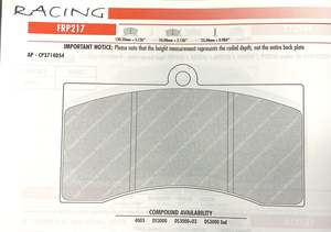 Ferodo Brake Pads: Ferodo FRP217 Brake Pads