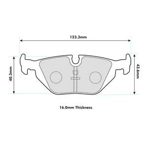 Ferodo Brake Pads: Ferodo FCP850 Brake Pads DS3000/Endurance