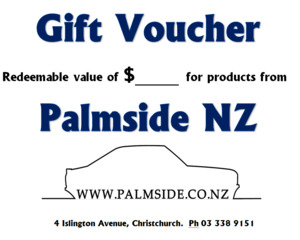 Vouchers: Palmside Gift Voucher