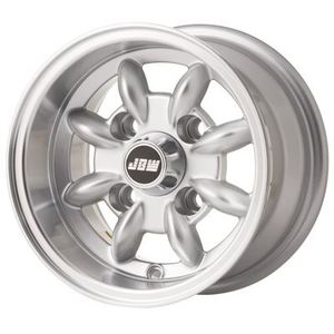 10 Inch Wheels: 10 x 6.0 JBW Minilight 4x101.6 - ET-7 Mini Road Wheel Silver