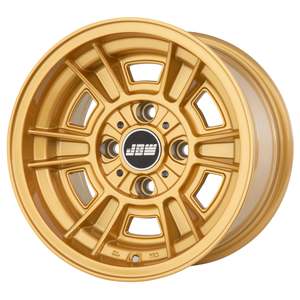 13 Inch Wheels: JBW CD66 13 x 8 4x98 ET-3 Gold (sold as a set)