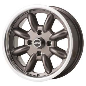 15 Inch Wheels: JBW 15x6 Minilight 4x108 Gunmetal Hi Light ET10