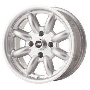 15 Inch Wheels: JBW 15 x 7.0 minilight 4x108 et0 silver + polished lip