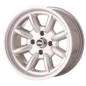 15 Inch Wheels: JBW 15 x 8.0 minilight 4x108 et-08 silver polished lip