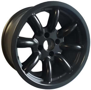 15 Inch Wheels: Revolution 15x8 8 spoke  Escort 4x108 group 4 et-8 Black