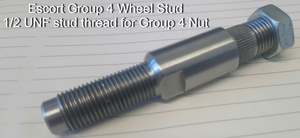 Studs Nuts Spacers: Group 4 Front Wheel Studs