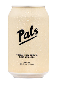 Vodka, Pink Guava, Lime and Soda