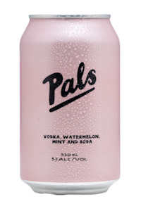 Vodka, Watermelon, Mint and Soda