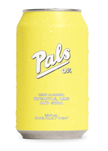 Our Drinks: Zero Alcohol Pineapple, Lime and Soda