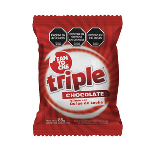 Fantoche Alfajor Triple Milk Chocolate with Dulce de Leche 85g Mysite