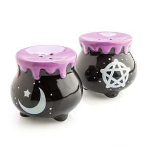 Products: Witches Brew Cauldron Salt & Pepper Set