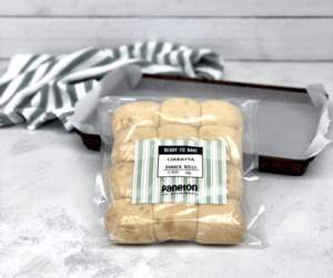 Products: Ready to Bake' Ciabatta rolls - Pack of 12 - Paneton Bakery