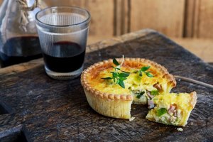 Products: “Ready To Bake” Leek and Bacon Quiches - Pack of 2 - Paneton Bakery