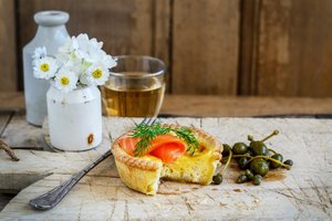 “Ready To Bake” Salmon Quiches - Pack of 2 - Paneton Bakery