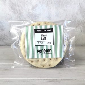 Products: “Ready To Bake” Mini Pizza bases - Pack of 4 - Paneton Bakery
