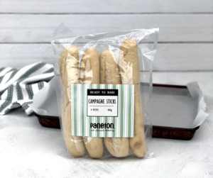Products: Ready to Bake' Campagne Sticks - Pack of 4 - Paneton Bakery