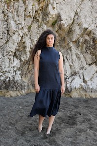 TONGARIRO MAXI DRESS NAVY
