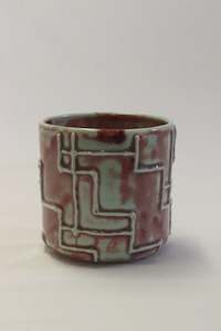 Homeware: MiriMay Mug Light Blue and Purple Glaze