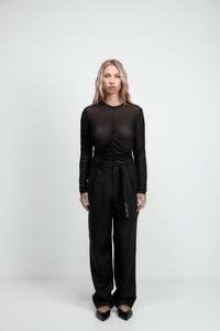 Products: Echo Gathered Mesh Top