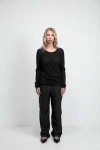 Products: Ngarino Knit Top Black