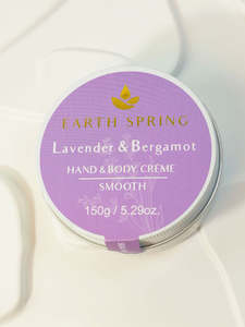 Panikeke Beauty: EARTH SPRING LAVENDER & BERGAMOT SMOOTH HAND & BODY CREME