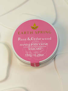 Panikeke Beauty: EARTH SPRING ROSE & CEDARWOOD SELFCARE HAND & BODY CREME