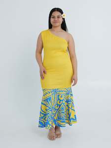 Panikeke Kloset: KEANU ONE-SHOULDER TARZAN DRESS